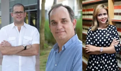 Raúl Lacouture, Guillermo Polo y Luz Silene Romero