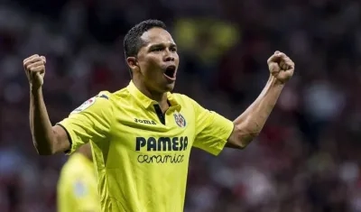 Carlos Bacca, delantero porteño. 