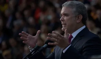 El Presidente Iván Duque Márquez.