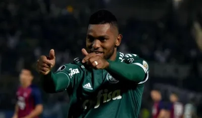 Miguel Ángel Borja, delantero colombiano. 