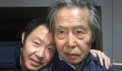 El expresidente peruano Alberto Fujimori (derecha). 