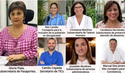 Elsa Noguera nombró y ratificó algunos de los funcionarios.