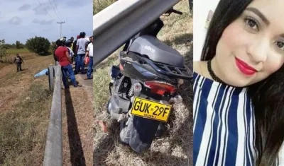 Lugar de los hechos y Aura Cristina Pertuz García.