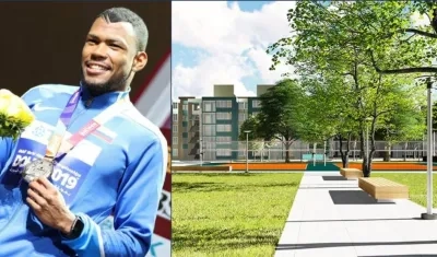 Anthony Zambrano, deportista al servicio del Atlántico.