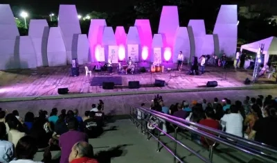 Concha acústica del parque Sagrado Corazón.