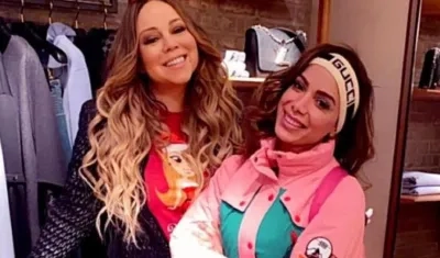 Las artistas Mariah Carey Anitta.