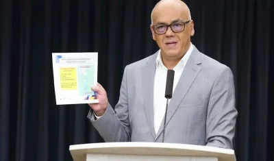 Jorge Rodríguez, ministro de Información de Venezuela.