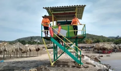Salvavidas en Puerto Colombia