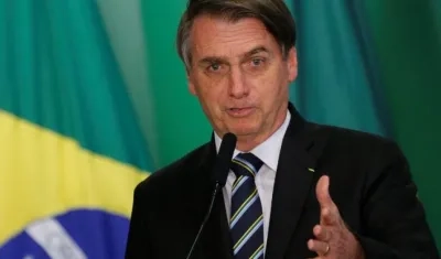 Jair Bolsonaro, presidente de Brasil.