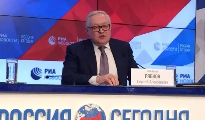 El viceministro de Asuntos Exteriores ruso Serguéi Riabkov. 