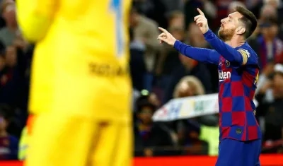 Lionel Messi, jugador argentino. 