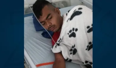  John Jairo Romero Tapias se encuentra en el CAMINO Adelita de Char tras resultar lesionado por la comunidad.