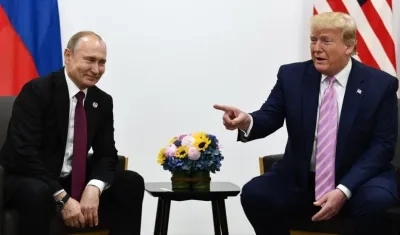 Vladímir Putin y Donald Trump.