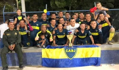 Equipo Mebar Ciudadela, ganador del Torneo de Fútbol Red Aliados.