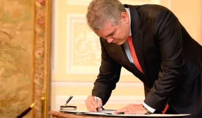 Iván Duque, Presidente de Colombia.