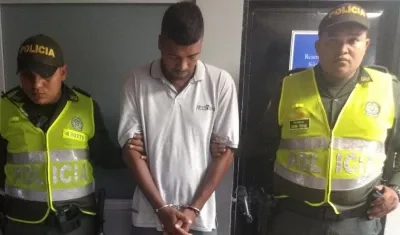 La Policía también participó en la captura de indiciado.