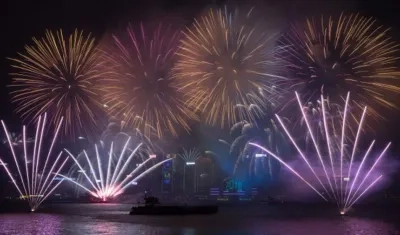 Celebración de Año Nuevo en Samoa.