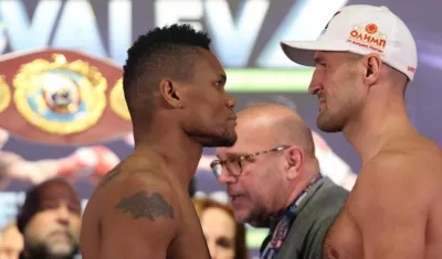 Eleider Álvarez y Sergei Kovalev. 