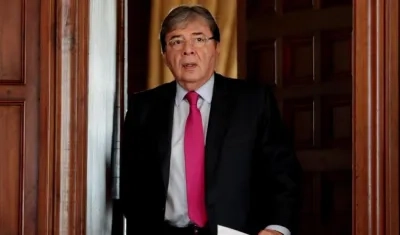 El Canciller, Carlos Holmes Trujillo.