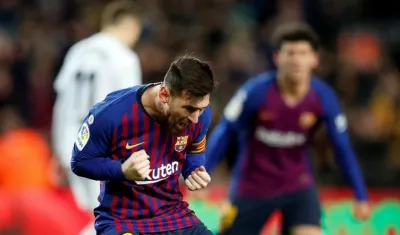 Lionel Messi, delantero argentino. 