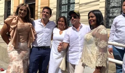 El Alcalde Alejandro Char en Riohacha.