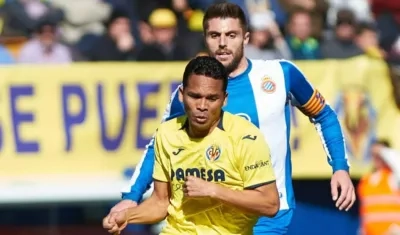 Carlos Bacca, delantero de Villarreal. 