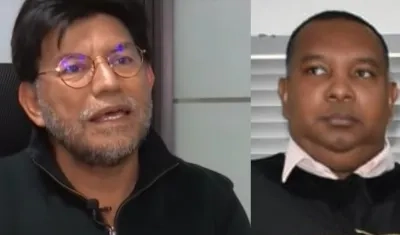 Abogado José H. Torres y el magistrado Demóstenes Camargo del Tribunal Superior de Barranquilla.