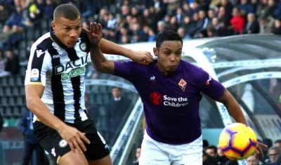 Luis Fernando Muriel, jugador de la Fiorentina. 