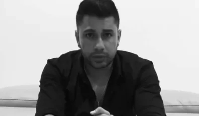 El vocalista del Binomio de Oro Jean Piero Spano.