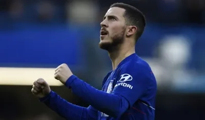 Eden Hazard, delantero del Chelsea. 