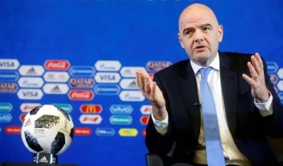 Gianni Infantino, presidente de la FIFA. 