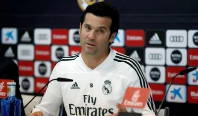Santiago Solari, entrenador del Real Madrid. 