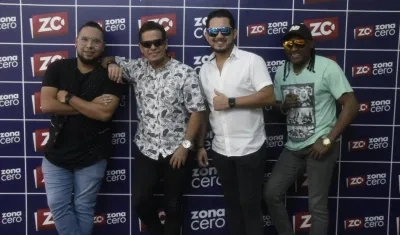 Integrantes del grupo Bananas.