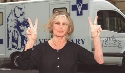 La actriz Brigitte Bardot.