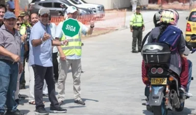 El Alcalde de Barranquilla, Alejandro Char.