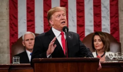 El presidente estadounidense Donald J. Trump pronuncia su segundo discurso sobre el Estado de la Unión.