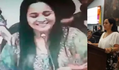 La concejala Xinia Rocío Navarro Prada.