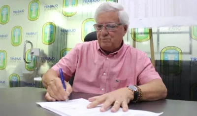 El alcalde de Soledad, Joao Herrera.