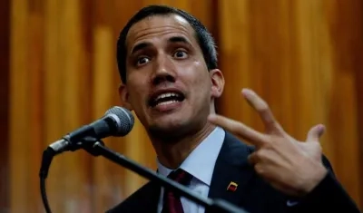 El autoproclamado presidente interino de Venezuela, Juan Guaidó.