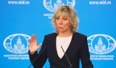 María Zajárova, portavoz del Ministerio de Asuntos Exteriores ruso.