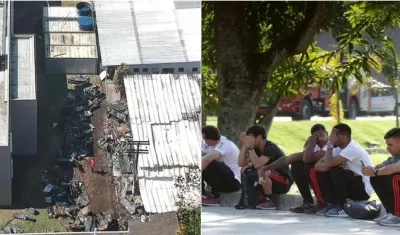 El incendio se produjo en el centro de entrenamiento "Ninho do Urubu".