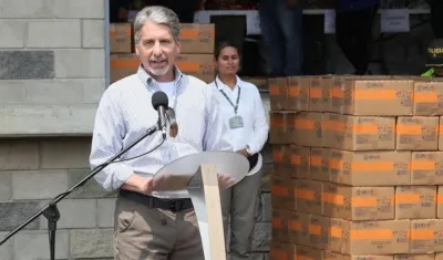 El embajador de Estados Unidos en Colombia, Kevin Whitaker.