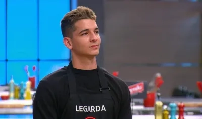 El cantante Legarda en su paso por MasterChef.