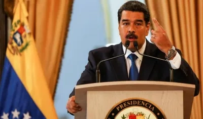 El Presidente de Venezuela, Nicolás Maduro.