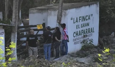 Finca donde ocurrieron los hechos en Barranquilla.