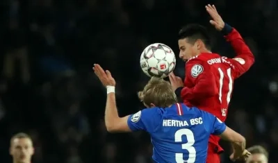 James Rodríguez, jugador del Bayern Múnich. 