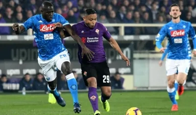 Luis Fernando Muriel, jugador de la Fiorentina. 