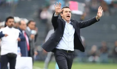 Guillermo Sanguinetti, extécnico de Independiente Santa Fe.
