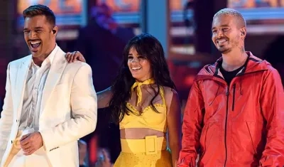 Ricky Martin, Camilla Cabello y J Balvin.