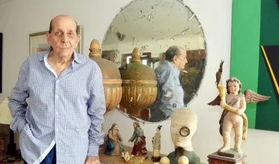 El artista plástico Haime Álvarez Correa.